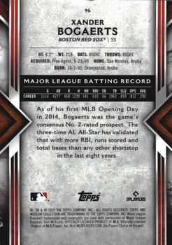 2022 Topps Museum Collection - Copper #96 Xander Bogaerts Back