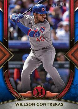 2022 Topps Museum Collection - Sapphire #73 Willson Contreras Front