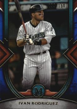 2022 Topps Museum Collection - Sapphire #80 Ivan Rodriguez Front