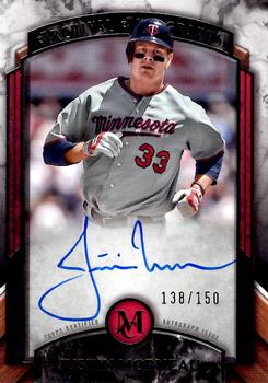 2022 Topps Museum Collection - Archival Autographs #AA-JMO Justin Morneau Front