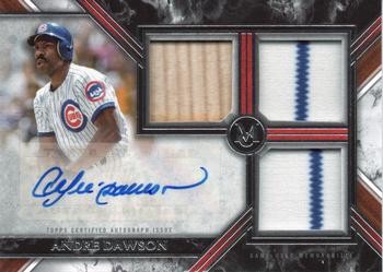 2022 Topps Museum Collection - Single-Player Signature Swatches Triple Relic Autographs #SWTRA-AD Andre Dawson Front