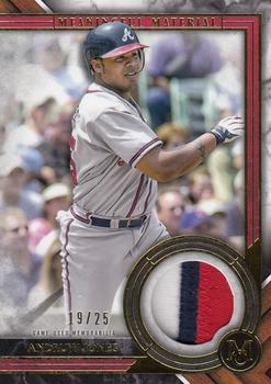 2022 Topps Museum Collection - Meaningful Materials Relics Gold #MMR1-AJ Andruw Jones Front