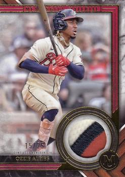 2022 Topps Museum Collection - Meaningful Materials Relics Gold #MMR2-OA Ozzie Albies Front