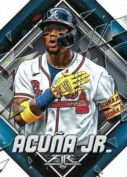 2022 Topps Fire #1 Ronald Acuña Jr. Front