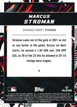 2022 Topps Fire #2 Marcus Stroman Back