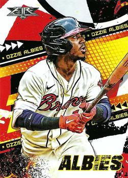 2022 Topps Fire #65 Ozzie Albies Front