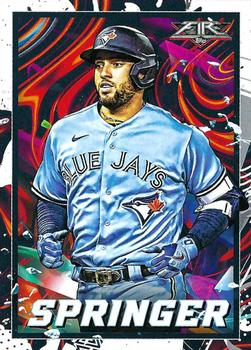 2022 Topps Fire #143 George Springer Front