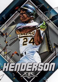 2022 Topps Fire #145 Rickey Henderson Front