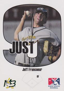 2006 Just Beckett Inserts #9 Jeff Francoeur Front