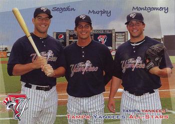 2012 Grandstand Tampa Yankees #NNO Tampa Yankees All Stars (Rob Segedin / JR Murphy / Mark Montgomery) Front