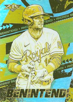 2022 Topps Fire - Gold Minted #12 Andrew Benintendi Front