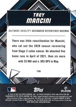 2022 Topps Fire - Gold Minted #176 Trey Mancini Back