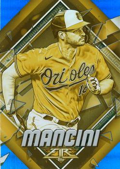 2022 Topps Fire - Gold Minted #176 Trey Mancini Front