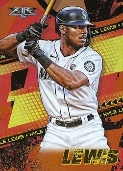 2022 Topps Fire - Orange #168 Kyle Lewis Front
