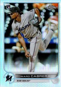 2022 Topps Chrome - Refractor #64 Edward Cabrera Front