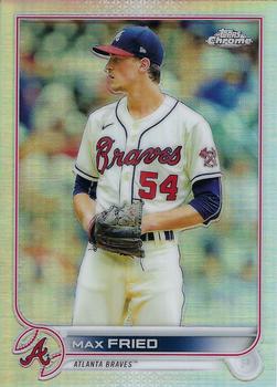 2022 Topps Chrome - Refractor #75 Max Fried Front