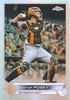 2022 Topps Chrome - Refractor #95 Buster Posey Front