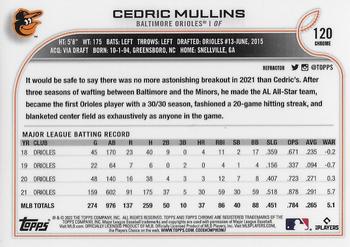2022 Topps Chrome - Refractor #120 Cedric Mullins Back