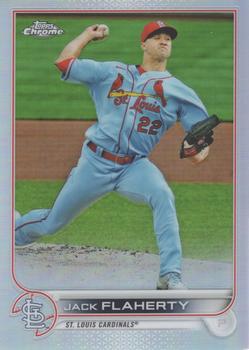 2022 Topps Chrome - Refractor #195 Jack Flaherty Front