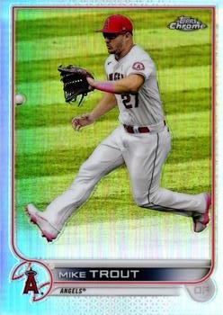 2022 Topps Chrome - Refractor #200 Mike Trout Front