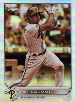 2022 Topps Chrome - Sepia Refractor #13 J.T. Realmuto Front