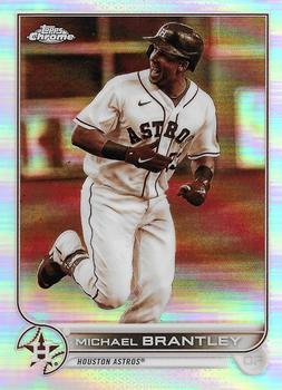 2022 Topps Chrome - Sepia Refractor #34 Michael Brantley Front