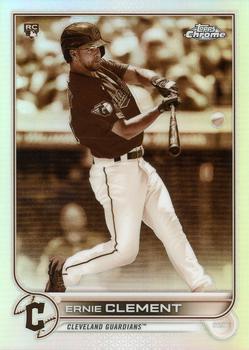 2022 Topps Chrome - Sepia Refractor #145 Ernie Clement Front
