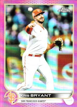 2022 Topps Chrome - Pink Refractor #9 Kris Bryant Front