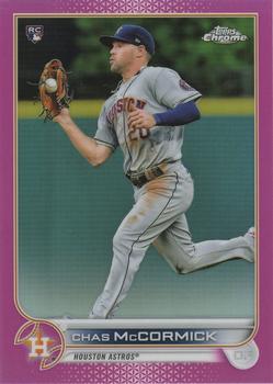 2022 Topps Chrome - Pink Refractor #43 Chas McCormick Front