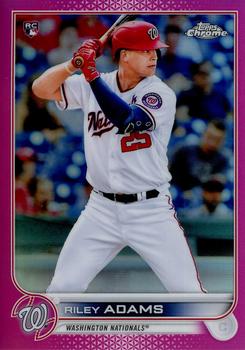 2022 Topps Chrome - Pink Refractor #103 Riley Adams Front