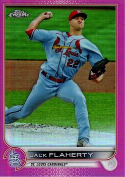2022 Topps Chrome - Pink Refractor #195 Jack Flaherty Front