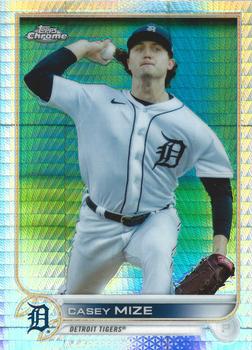 2022 Topps Chrome - Prism Refractor #162 Casey Mize Front