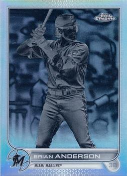 2022 Topps Chrome - Negative Refractor #138 Brian Anderson Front