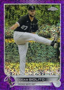 2022 Topps Chrome - Purple Speckle Refractor #94 Lucas Giolito Front