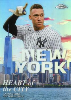 2022 Topps Chrome - Heart of the City #HOC-13 Aaron Judge Front