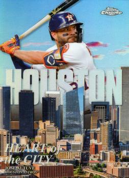 2022 Topps Chrome - Heart of the City #HOC-14 Jose Altuve Front