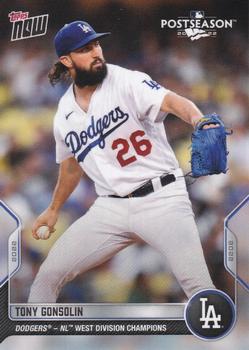 2022 Topps Now Postseason Los Angeles Dodgers #PS-9 Tony Gonsolin Front