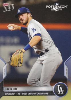 2022 Topps Now Postseason Los Angeles Dodgers #PS-10 Gavin Lux Front