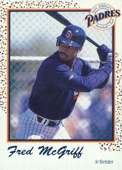 1991 Coca-Cola San Diego Padres #NNO Fred McGriff Front
