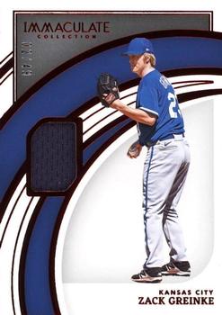 2022 Panini Immaculate - Red #58 Zack Greinke Front
