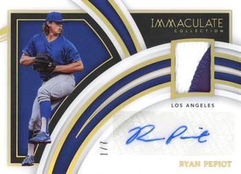 2022 Panini Immaculate - Clearly Immaculate Material Signatures Gold #CIMS-RP Ryan Pepiot Front