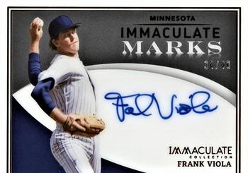 2022 Panini Immaculate - Immaculate Marks Red #IM-FV Frank Viola Front