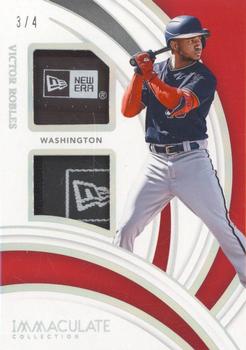 2022 Panini Immaculate - Immaculate Materials Duals Tags #IMD-VR Victor Robles Front