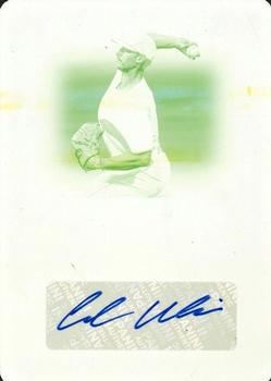 2022 Panini Immaculate - Immaculate Signatures Printing Plates Yellow #IS-CW Cole Winn Front