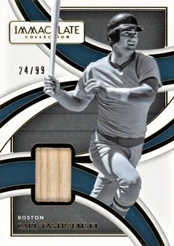 2022 Panini Immaculate - Legends Materials #LM-CY Carl Yastrzemski Front