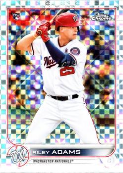 2022 Topps Chrome - X-Fractor #103 Riley Adams Front