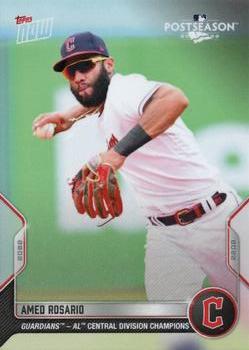2022 Topps Now Postseason Cleveland Guardians #PS-55 Amed Rosario Front