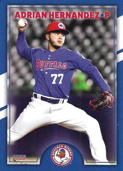 2022 Choice Buffalo Bisons #25 Adrian Hernandez Front