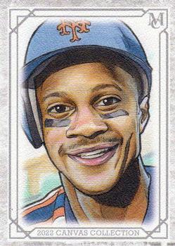 2022 Topps Museum Collection - Canvas Collection Reprints #CCR-25 Darryl Strawberry Front