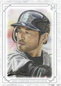 2022 Topps Museum Collection - Canvas Collection Reprints Artist Proof #CCR-21 Ichiro Front